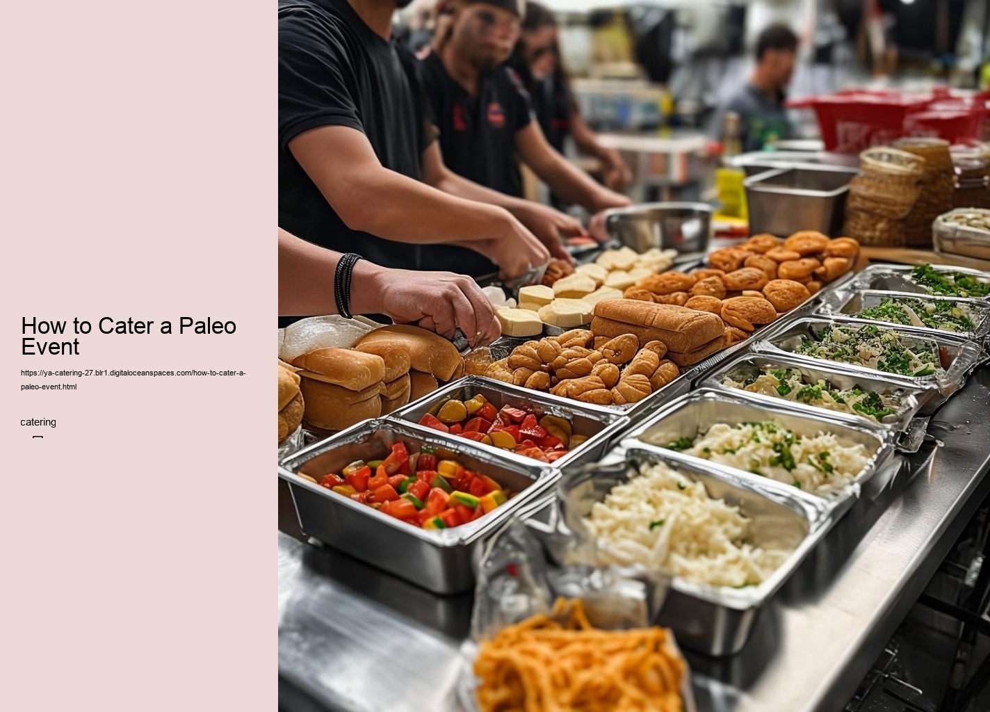 How to Cater a Paleo Event